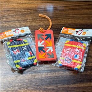 Luggage tag bundle of 3